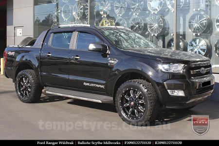 20x9.0 Ballistic Scythe Millworks on FORD RANGER WILDTRAK