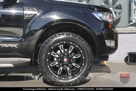 20x9.0 Ballistic Scythe Millworks on FORD RANGER WILDTRAK