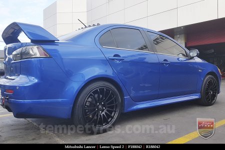 18x8.0 Lenso Speed 2 SP2 on MITSUBISHI LANCER