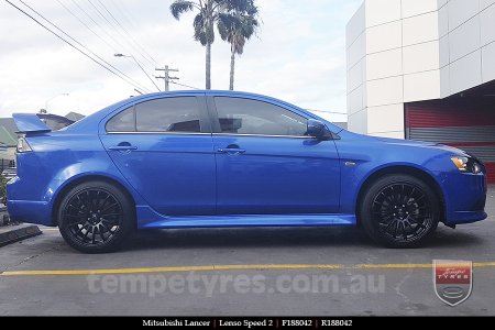 18x8.0 Lenso Speed 2 SP2 on MITSUBISHI LANCER