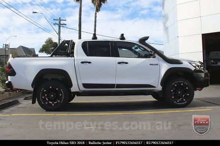 17x9.0 Ballistic Jester on TOYOTA HILUX SR5