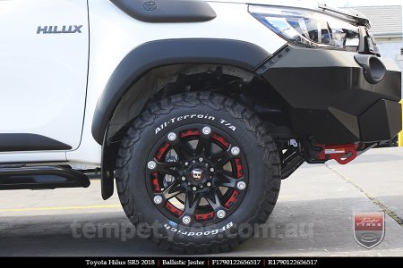 17x9.0 Ballistic Jester on TOYOTA HILUX SR5