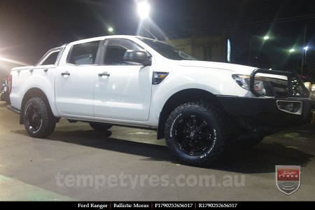 17x9.0 Ballistic Morax on FORD RANGER