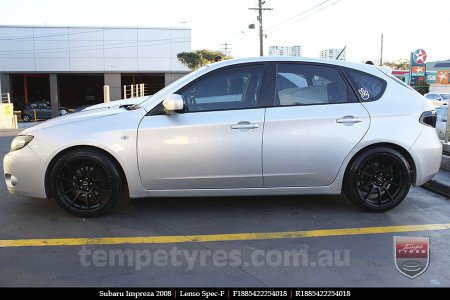 18x8.5 Lenso Spec F MB on SUBARU IMPREZA