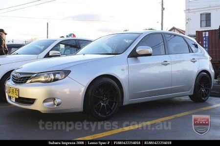 18x8.5 Lenso Spec F MB on SUBARU IMPREZA