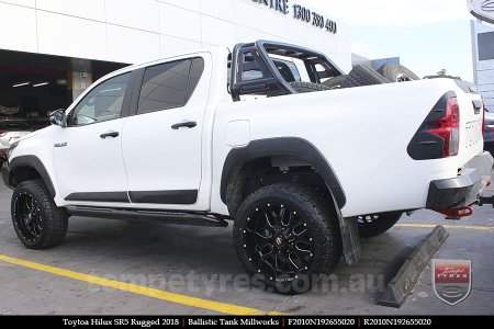 20x10 Ballistic Tank Millworks on TOYOTA HILUX SR5 RUGGED