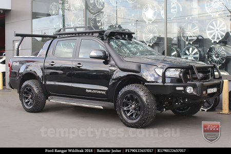 17x9.0 Ballistic Jester on FORD RANGER WILDTRAK