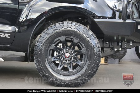 17x9.0 Ballistic Jester on FORD RANGER WILDTRAK