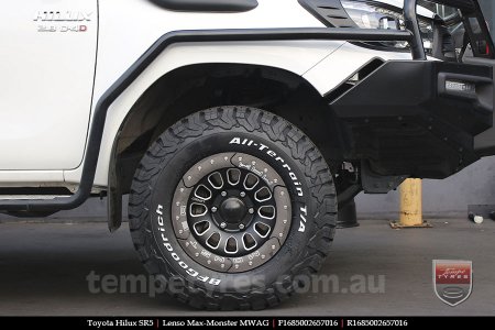 16x8.5 Lenso Max-Monster MWAG on TOYOTA HILUX SR5