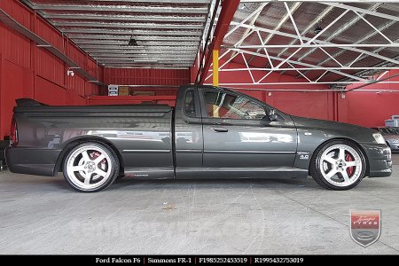 19x8.5 19x9.5 Simmons FR-1 Silver on FORD FALCON