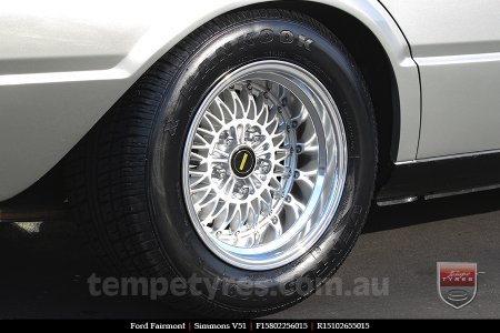 15x8.0 15x10 Simmons V51 SM on FORD FAIRMONT