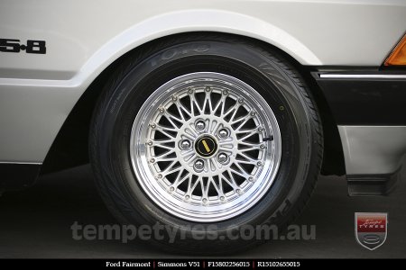 15x8.0 15x10 Simmons V51 SM on FORD FAIRMONT
