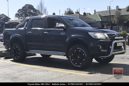 17x9.0 Ballistic Jester on TOYOTA HILUX SR5