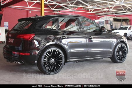 22x9.5 Lenso Como Black on AUDI SQ5