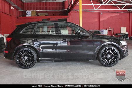 22x9.5 Lenso Como Black on AUDI SQ5