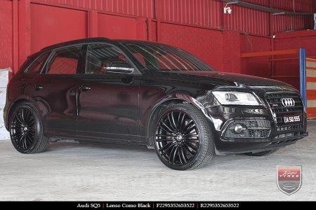 22x9.5 Lenso Como Black on AUDI SQ5