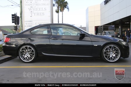 19x8.5 BMGT GREY on BMW 3 SERIES