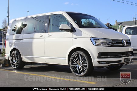 20x8.5 20x10 Simmons OM-C BM on VW MULTIVAN