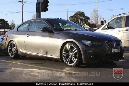 18x8.5 YSM362 on BMW 3 SERIES