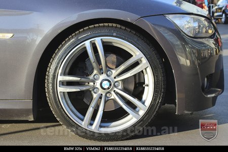 18x8.5 YSM362 on BMW 3 SERIES