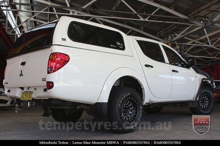 16x8.5 Lenso Max-Monster MBWA on MITSUBISHI TRITON