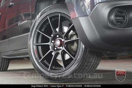 18x8.5 Lenso Spec F MB on JEEP PATRIOT