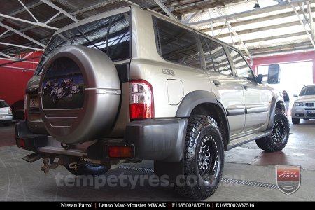 16x8.5 Lenso Max-Monster MWAK on NISSAN PATROL