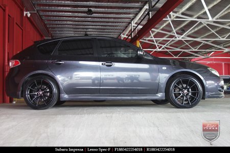 18x8.5 Lenso Spec F MB on SUBARU IMPREZA