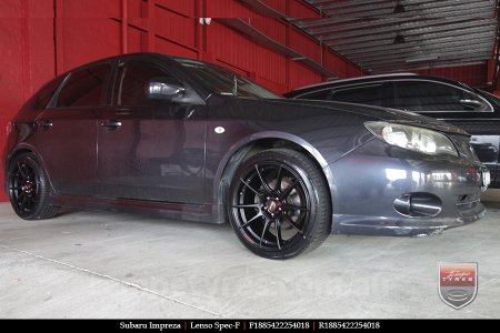 18x8.5 Lenso Spec F MB on SUBARU IMPREZA