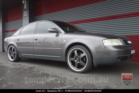 19x8.5 19x9.5 Simmons FR-1 Hyper Dark on AUDI A6