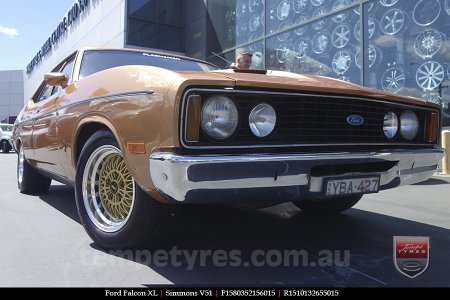 15x8.0 15x10 Simmons V51 GBM on FORD FALCON