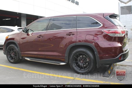 18x8.5 Lenso Spec F MB on TOYOTA KLUGER