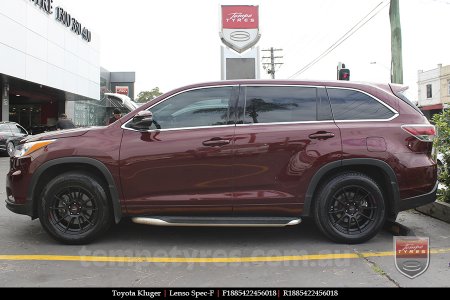 18x8.5 Lenso Spec F MB on TOYOTA KLUGER