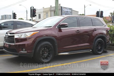 18x8.5 Lenso Spec F MB on TOYOTA KLUGER