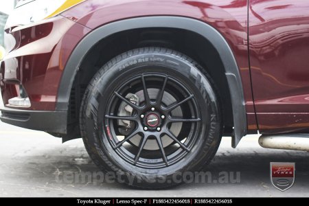 18x8.5 Lenso Spec F MB on TOYOTA KLUGER