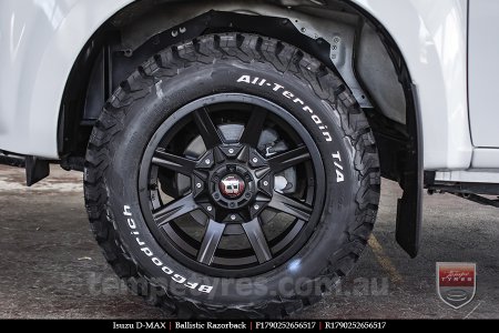 17x9.0 Ballistic Razorback on ISUZU D-MAX 