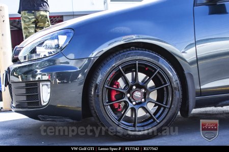 17x7.5 Lenso Spec F MB on VW GOLF