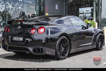 20x8.5 20x10 Simmons OM-C FB on NISSAN GT-R