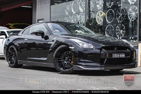 20x8.5 20x10 Simmons OM-C FB on NISSAN GT-R