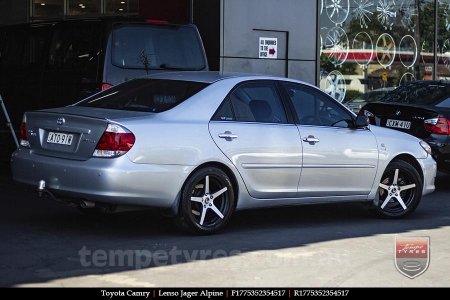 17x7.5 Lenso Jager Alpine MBFW on TOYOTA CAMRY