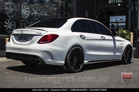 20x8.5 20x10 Simmons OM-C FB on MERCEDES C-Class