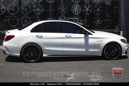 20x8.5 20x10 Simmons OM-C FB on MERCEDES C-Class