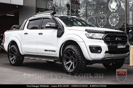 20x9.5 Lenso RTG HDW on FORD RANGER WILDTRAK