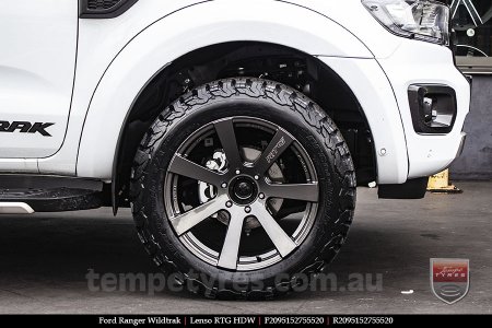 20x9.5 Lenso RTG HDW on FORD RANGER WILDTRAK