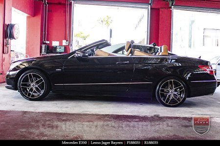 18x8.0 18x9.0 Lenso Jager Bayern BKF on MERCEDES E-Class