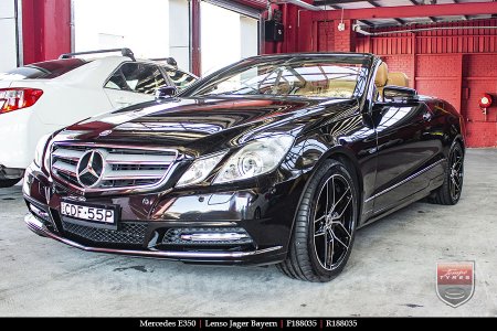 18x8.0 18x9.0 Lenso Jager Bayern BKF on MERCEDES E350