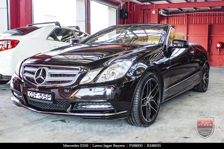 18x8.0 18x9.0 Lenso Jager Bayern BKF on MERCEDES E-Class