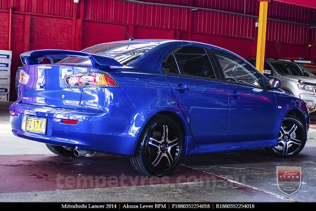 18x8.0 Akuza Lever BFM on MITSUBISHI LANCER