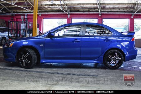 18x8.0 Akuza Lever BFM on MITSUBISHI LANCER