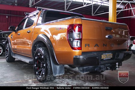 20x9.0 Ballistic Jester on FORD RANGER WILDTRAK